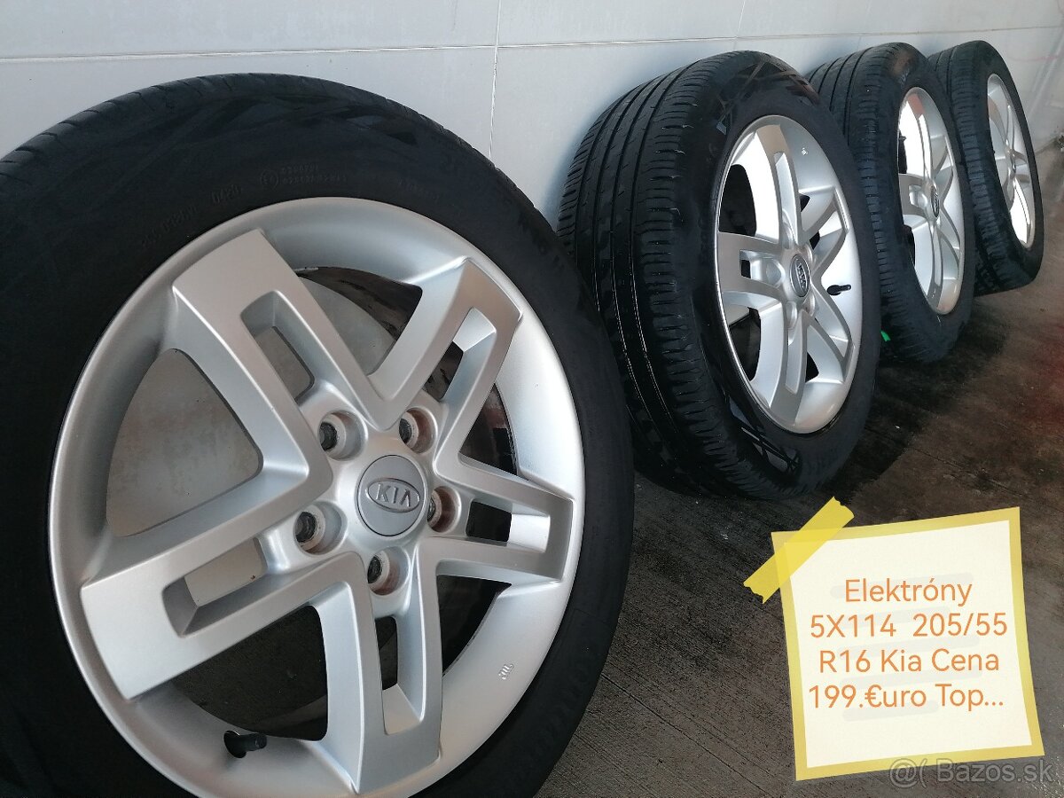 Elektróny 5X114 205/55R16 Cena 199.€uro.. Top...
