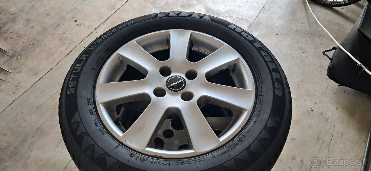 Al disky 4x108 R16 + 215/60 R16 zimné pneu