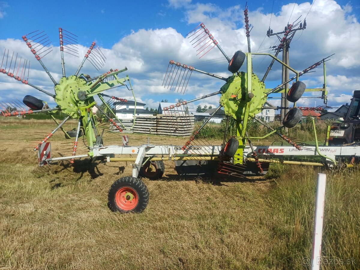 Zhrnovac sena, riadkovac, hrabacka, claas 1550