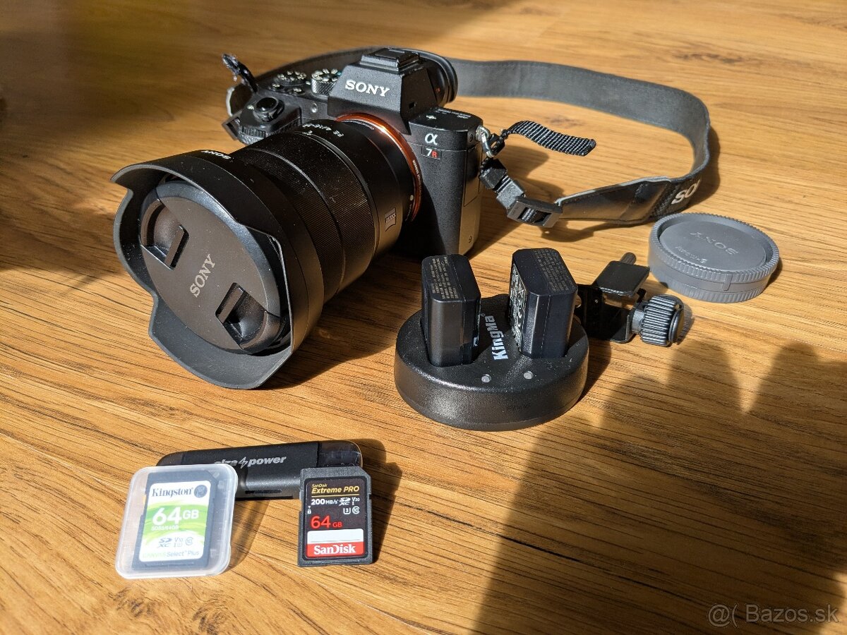 Sony Alpha A7R II + Sony 16‑35/4 ZA OSS + príslušenstvo