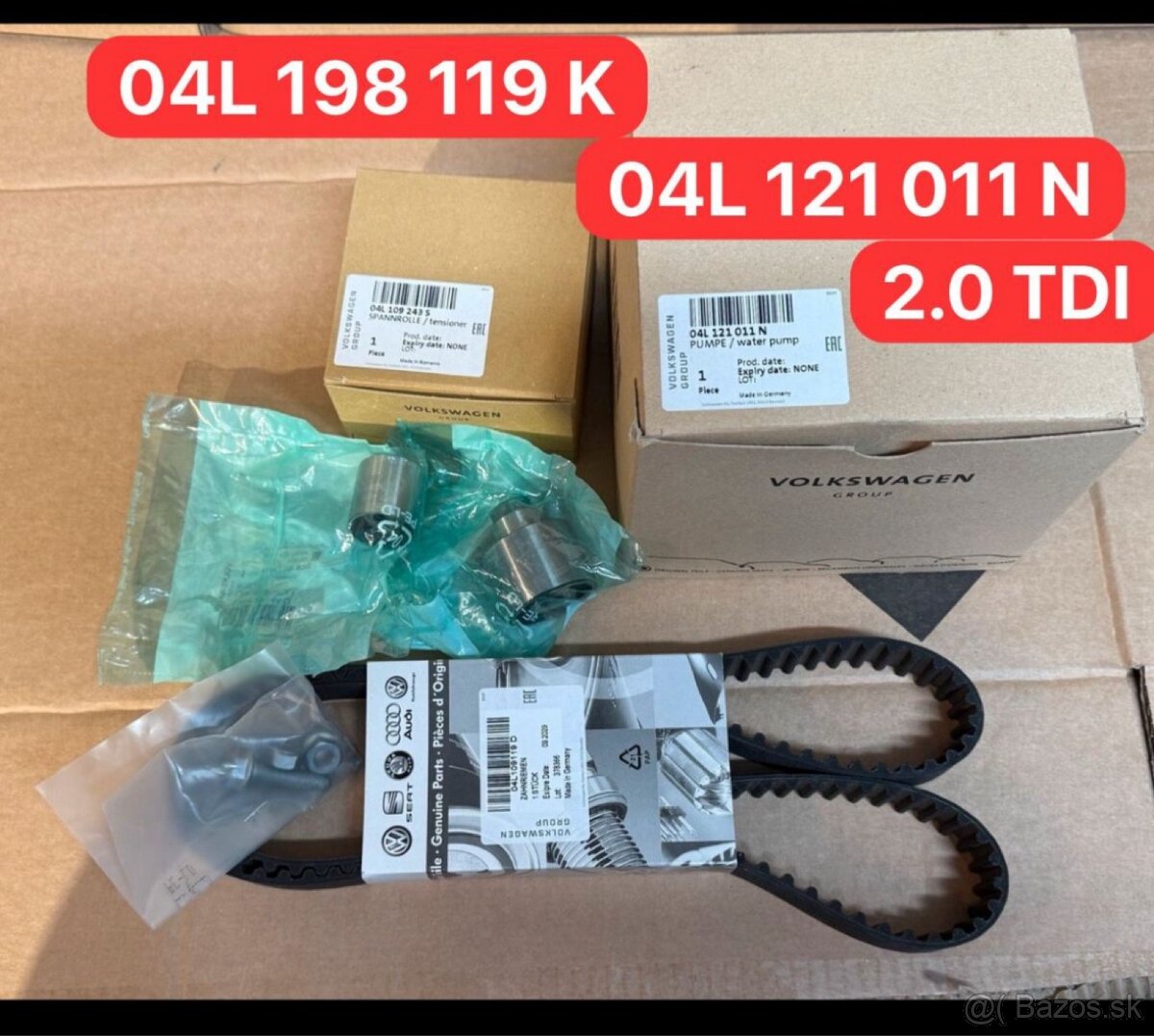 Original rozvodova sada 1.6TDI 2.0TDI skoda seat audi VW