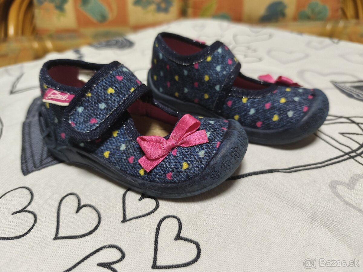 Beck, dievčenské topánky/papučky, 22