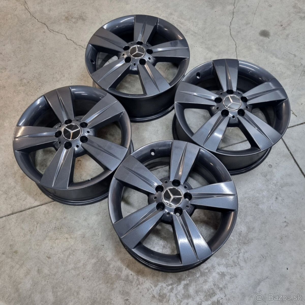Hliníkové Mercedes disky 5x112 R17 7J ET56