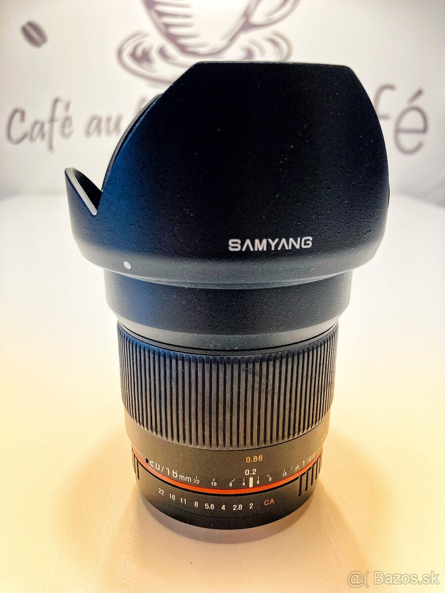Samyang 16mm F/2.0