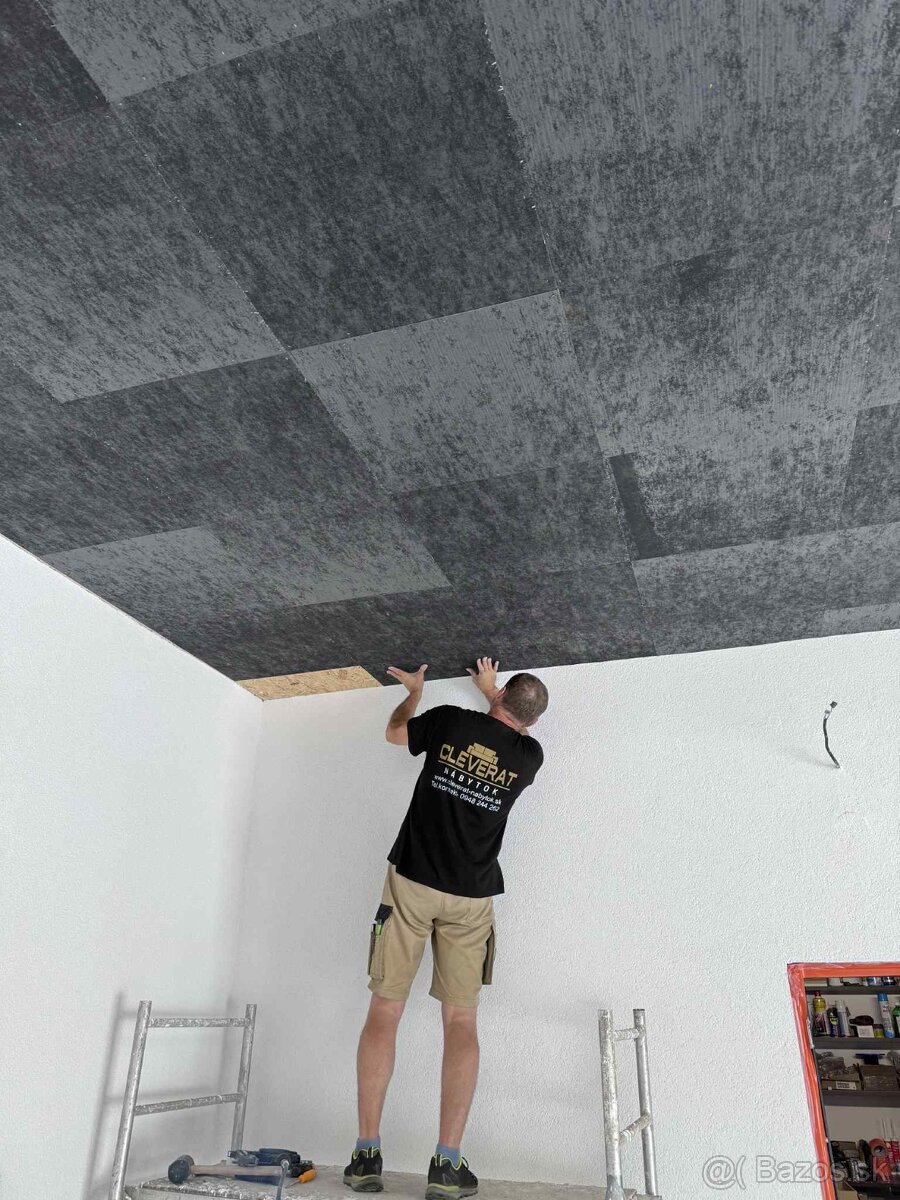 Predám stropné panely v hrúbke- 3mm Ultralahké TERMOIZOLAČNE