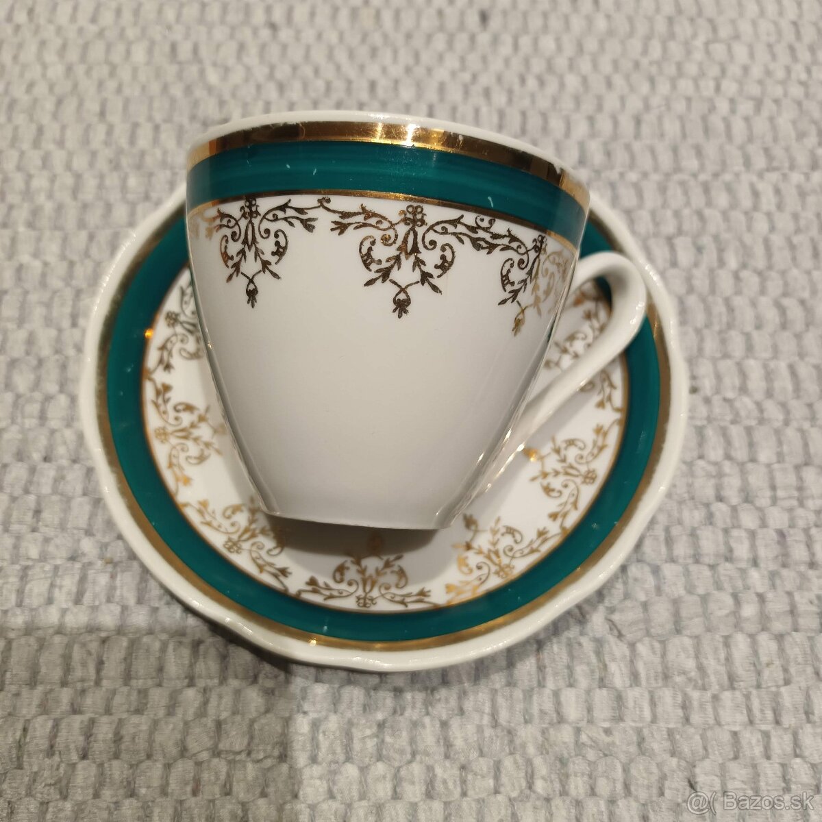 Porcelánová šálka + podšálka