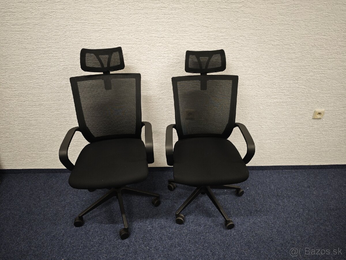Kancelárske stoličky - kreslá 2ks