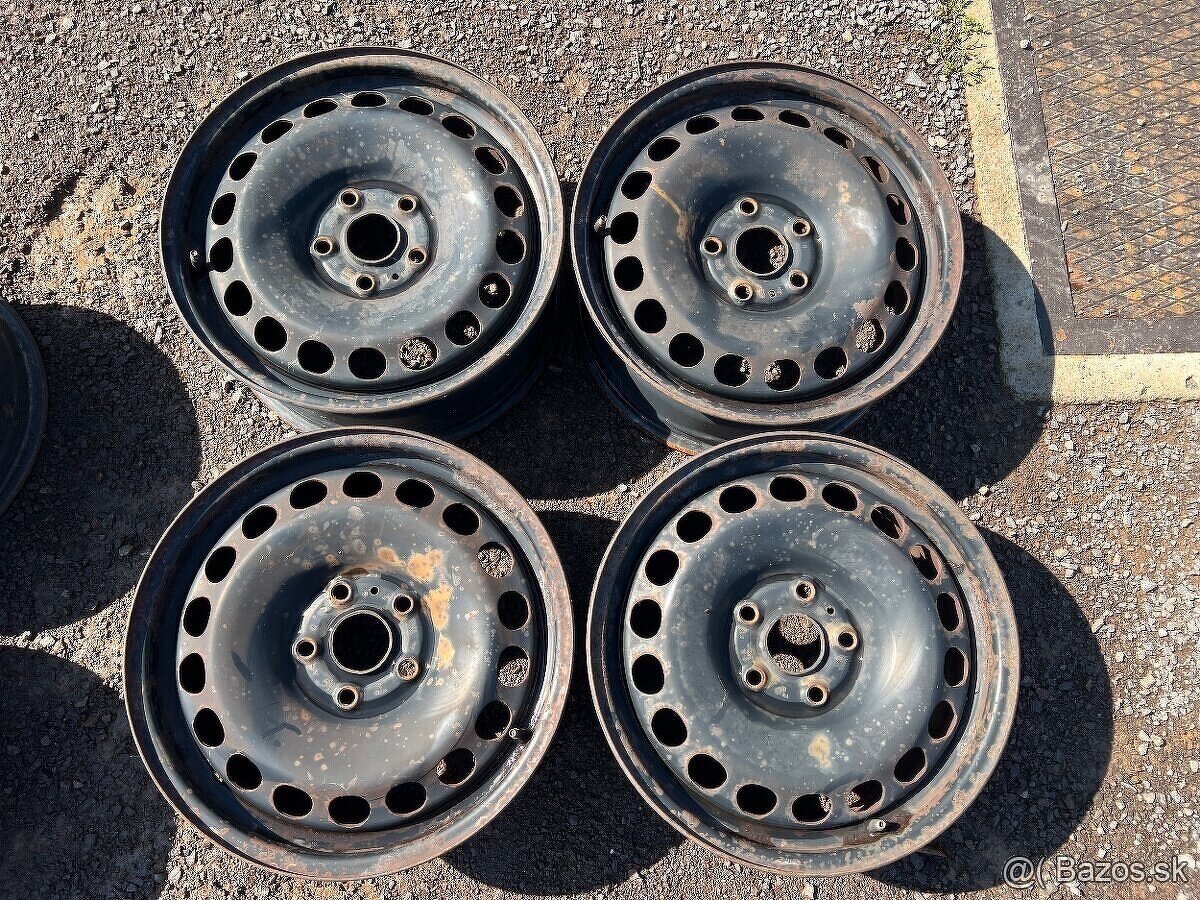 Predám  plechové disky 5x112 R16 na VW Passat B6 B7 SuperB