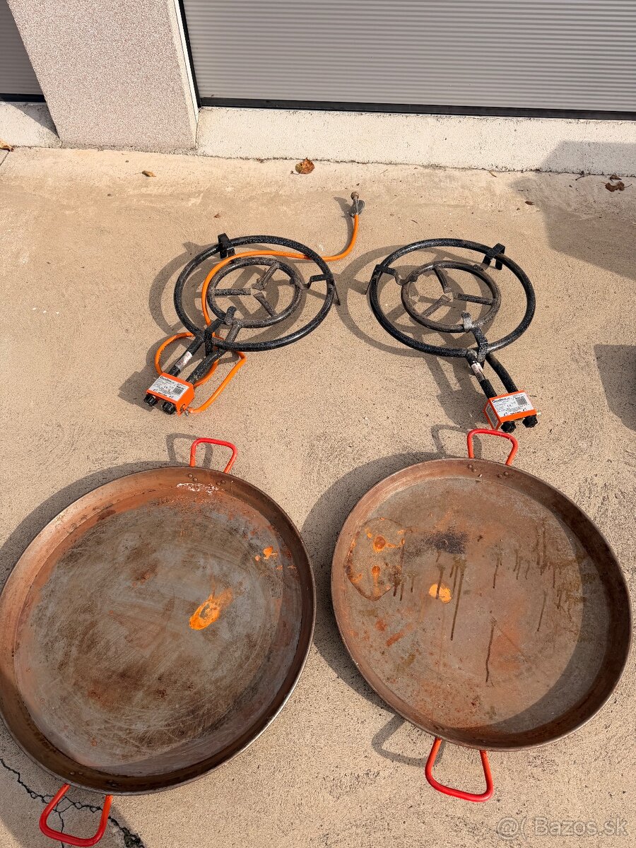 Paella set – 2x horák + 2x panvica