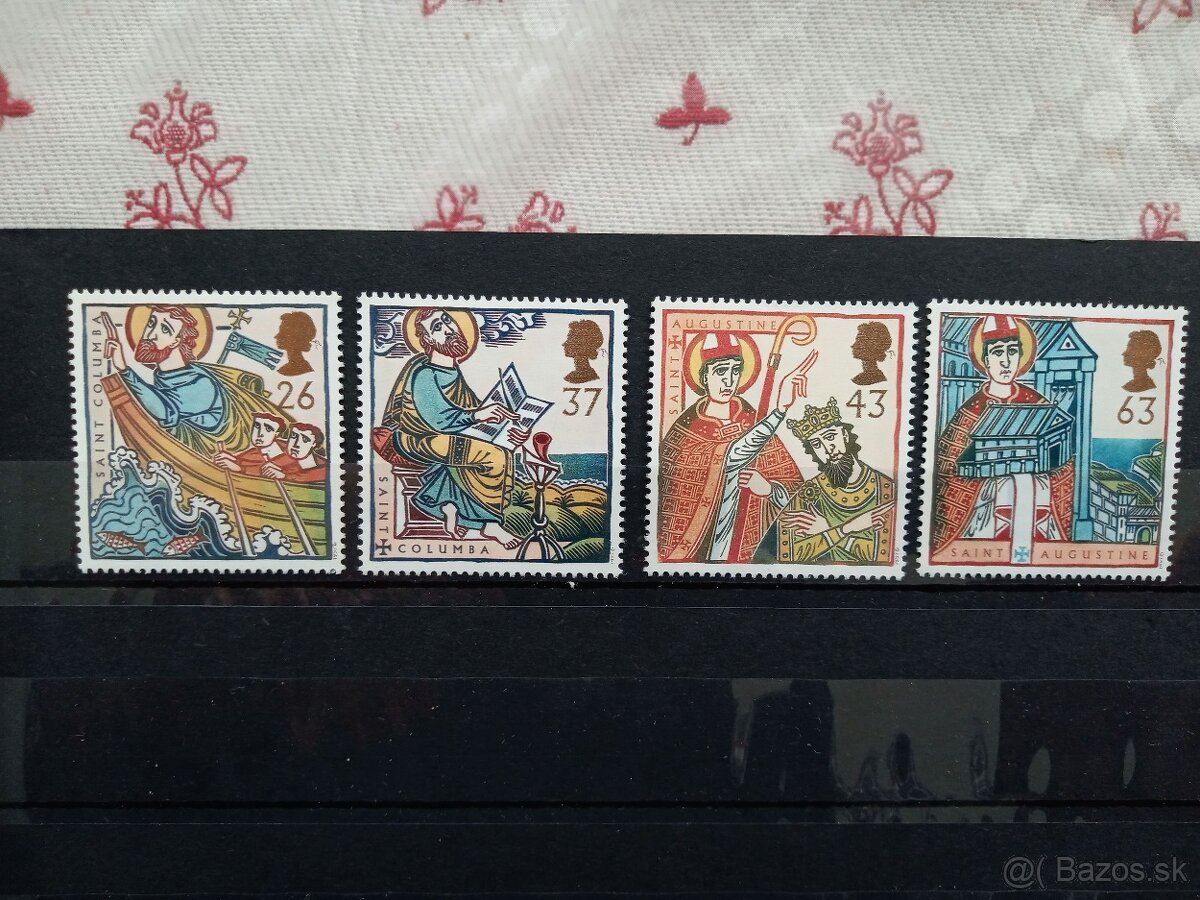 Poštové známky č.805 - Veľká Británia - kresťanské