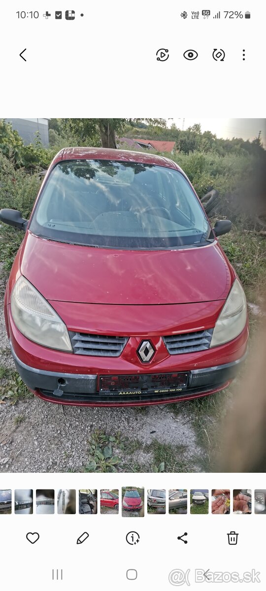 Renault scenic 2 rozpredám na náhradné diely