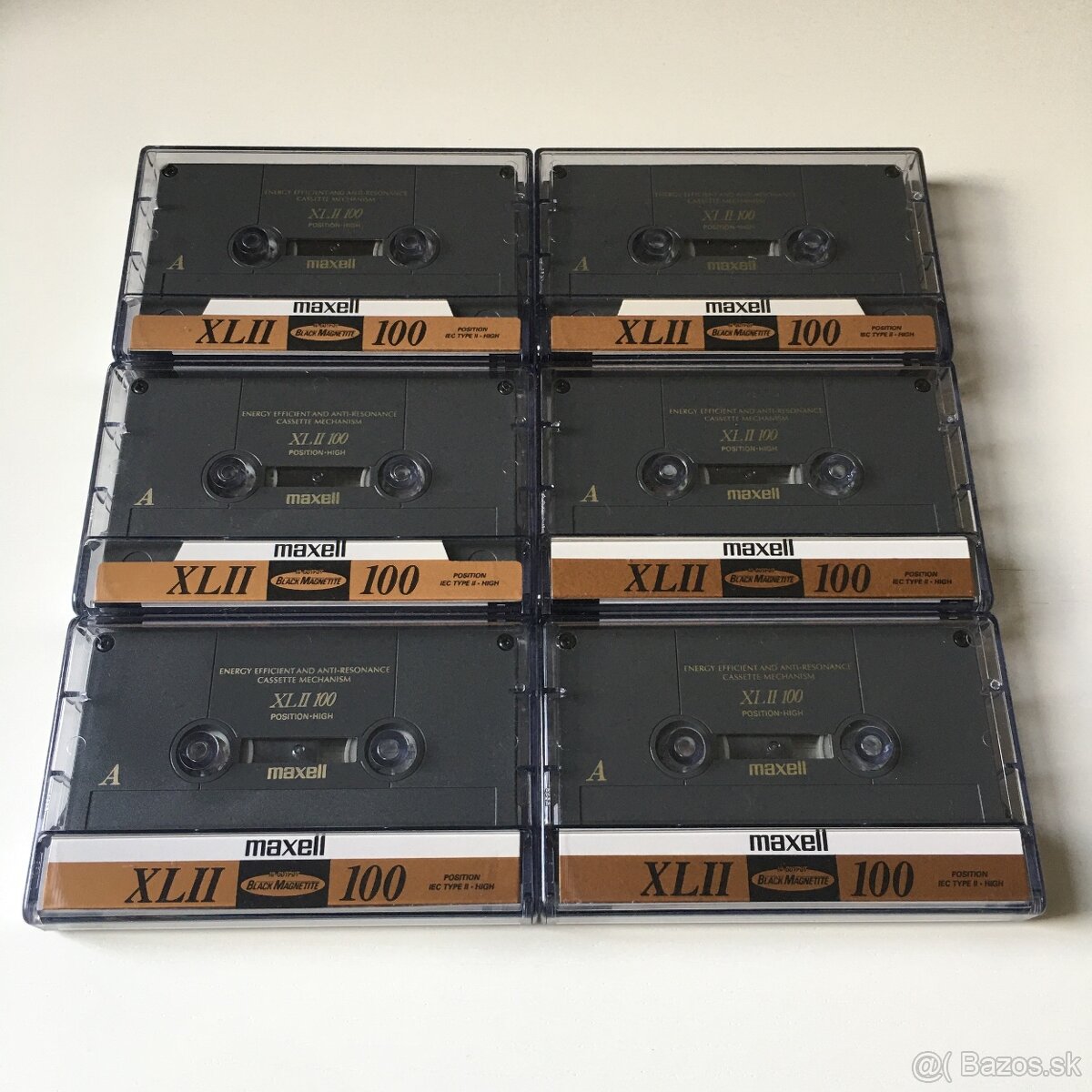 AUDIOKAZETY - MC KAZETY - MAXELL XL II 100 CHROME