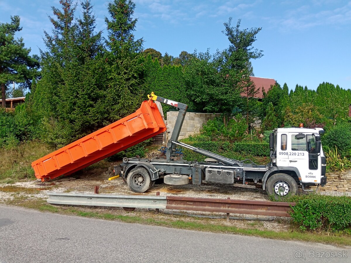 Preprava-odvoz-dovoz hákovým kontajnerom