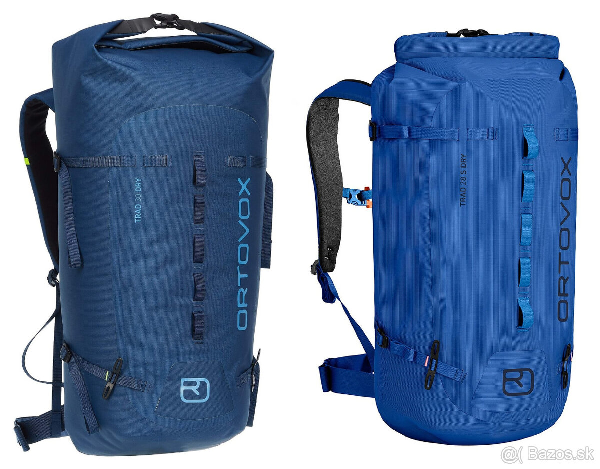 Nepremokavý lezecký batoh ORTOVOX Trad DRY 30/28S