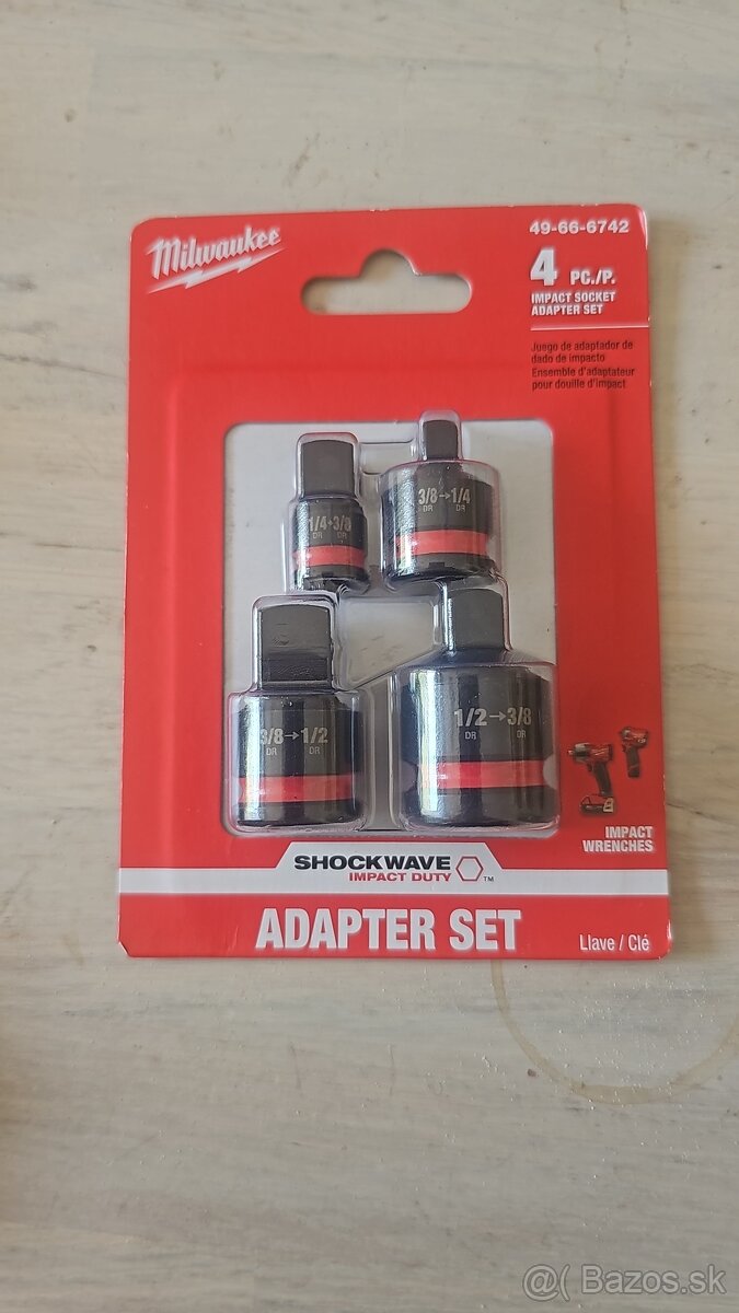 Milwaukee 4ks redukcie SHOCKVAWE