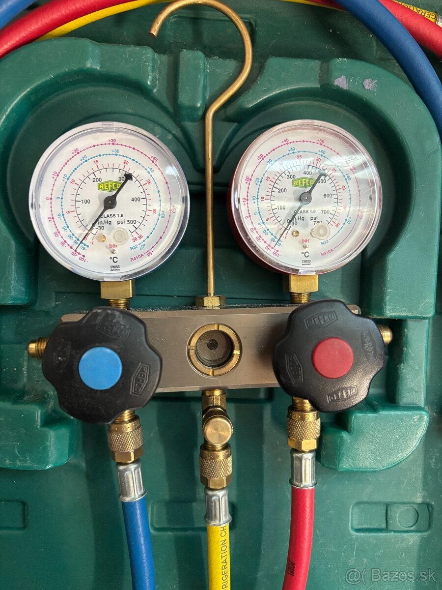 Sada mechanických manometrov R32-R410