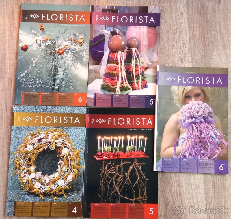 Predám jednotlivé čísla časopisu Profi Florista