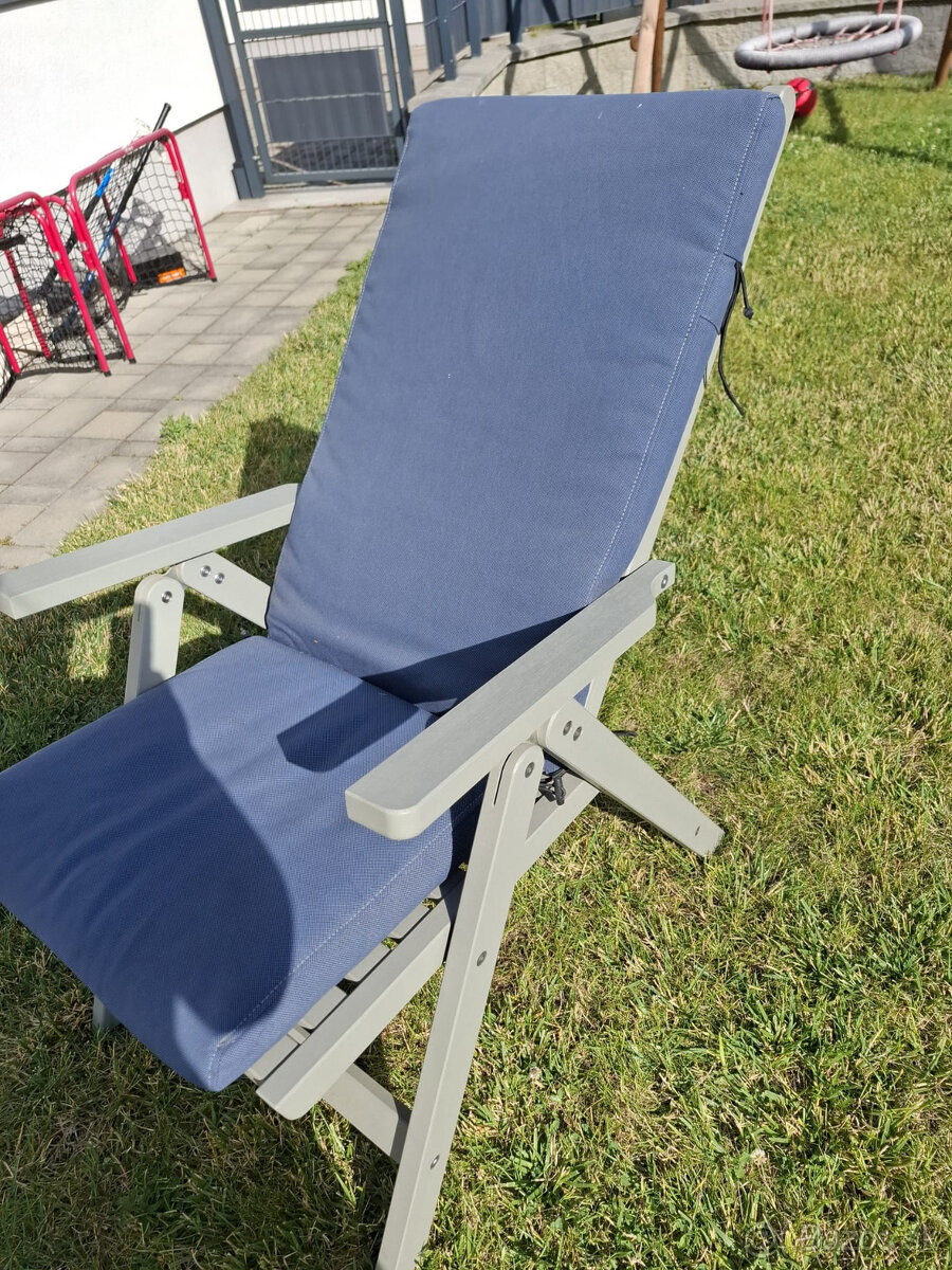 Drevené záhradné stoličky IKEA, 5x