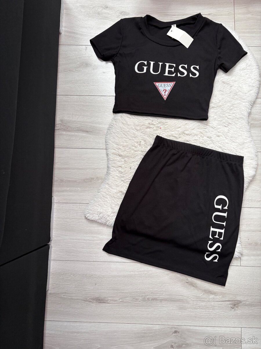 Cierna suknova suprava guess