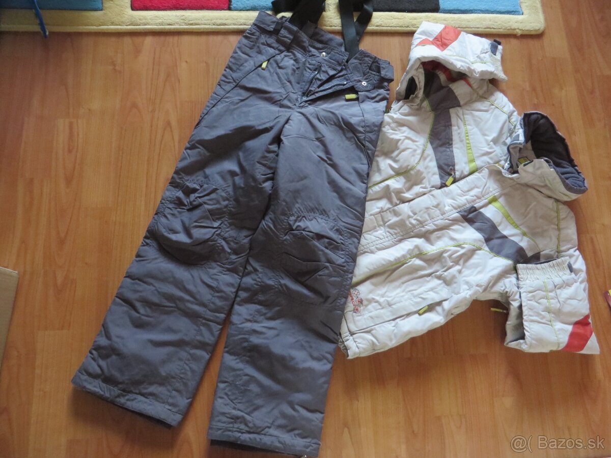 Komplet - bunda + otepľovačky - veľ. 146, BRUGI