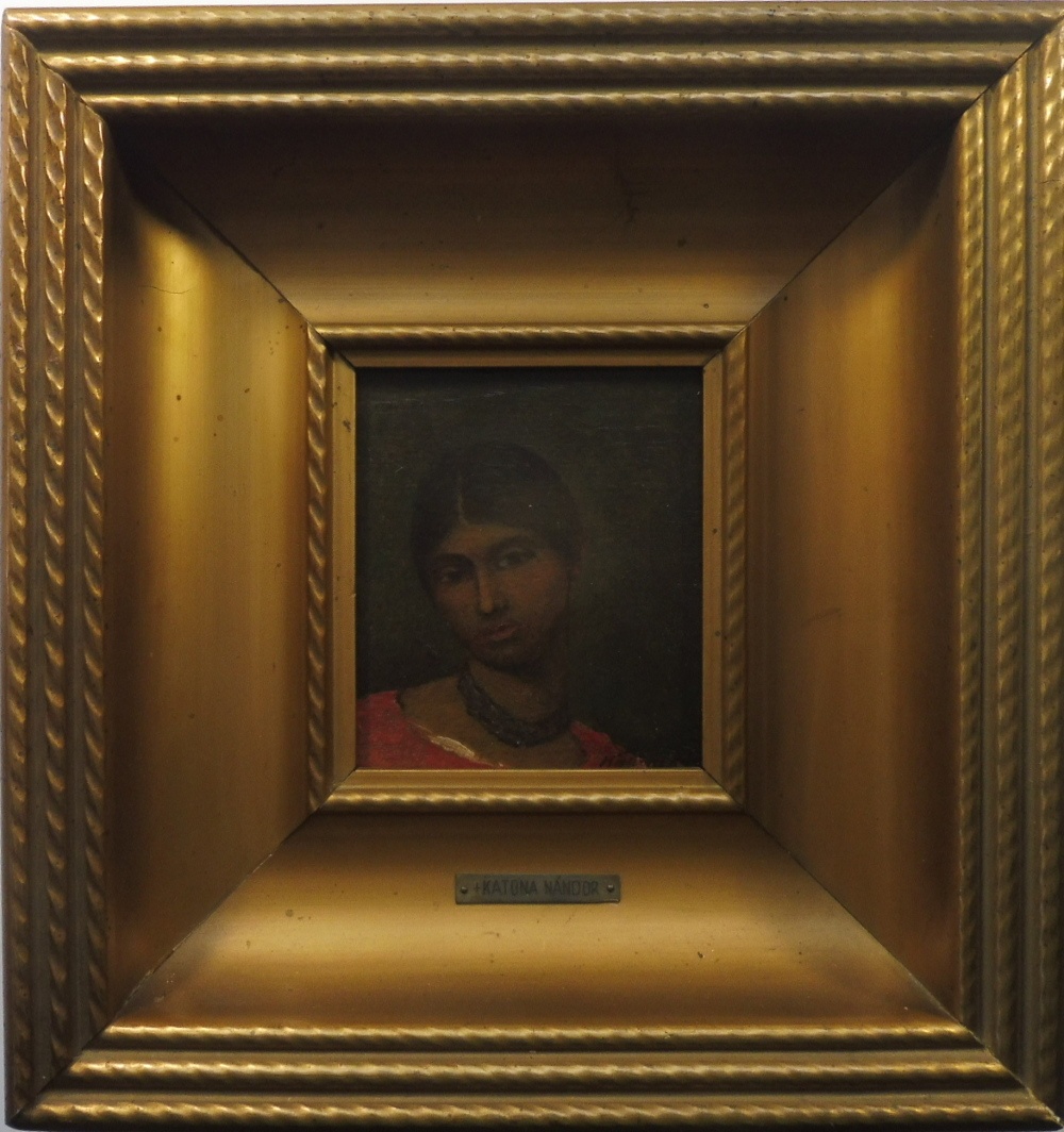 Katona Nándor (1864 - 1932) / Portrét dievčaťa