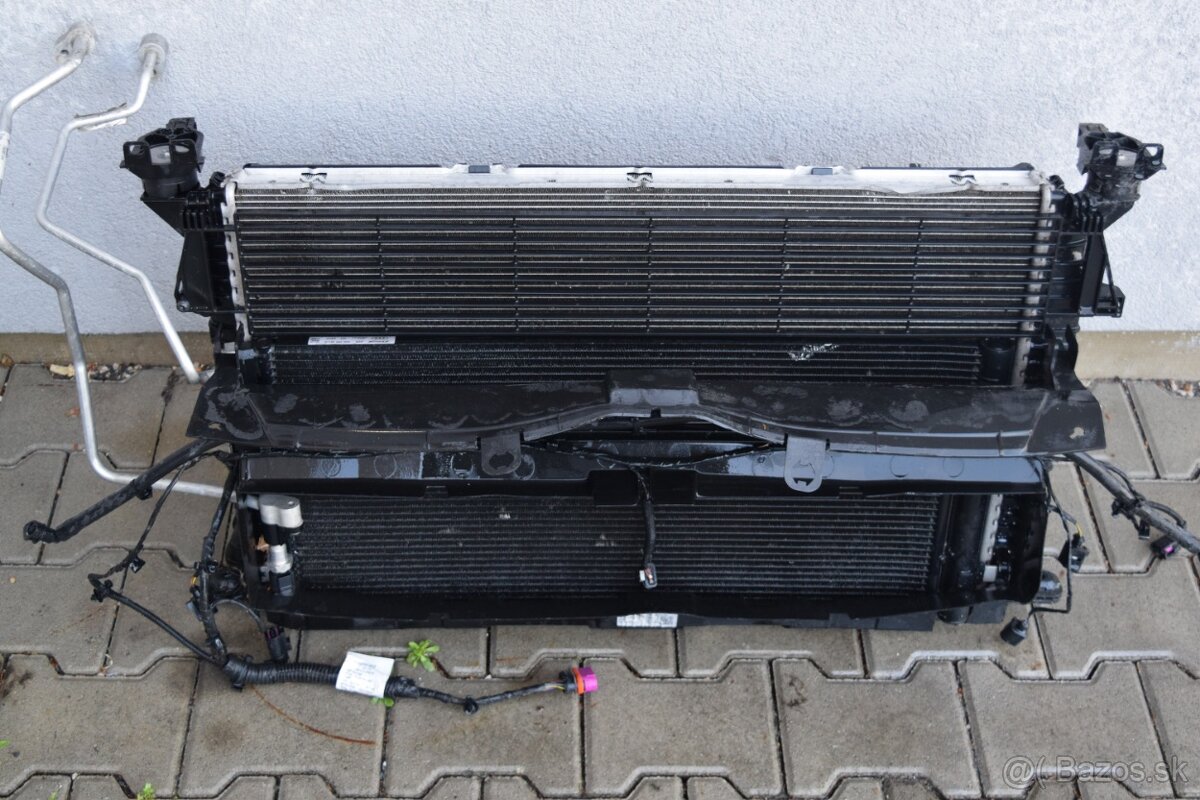 porsche macan 95B turbo 3.6 stena chladicov chladice vetrak