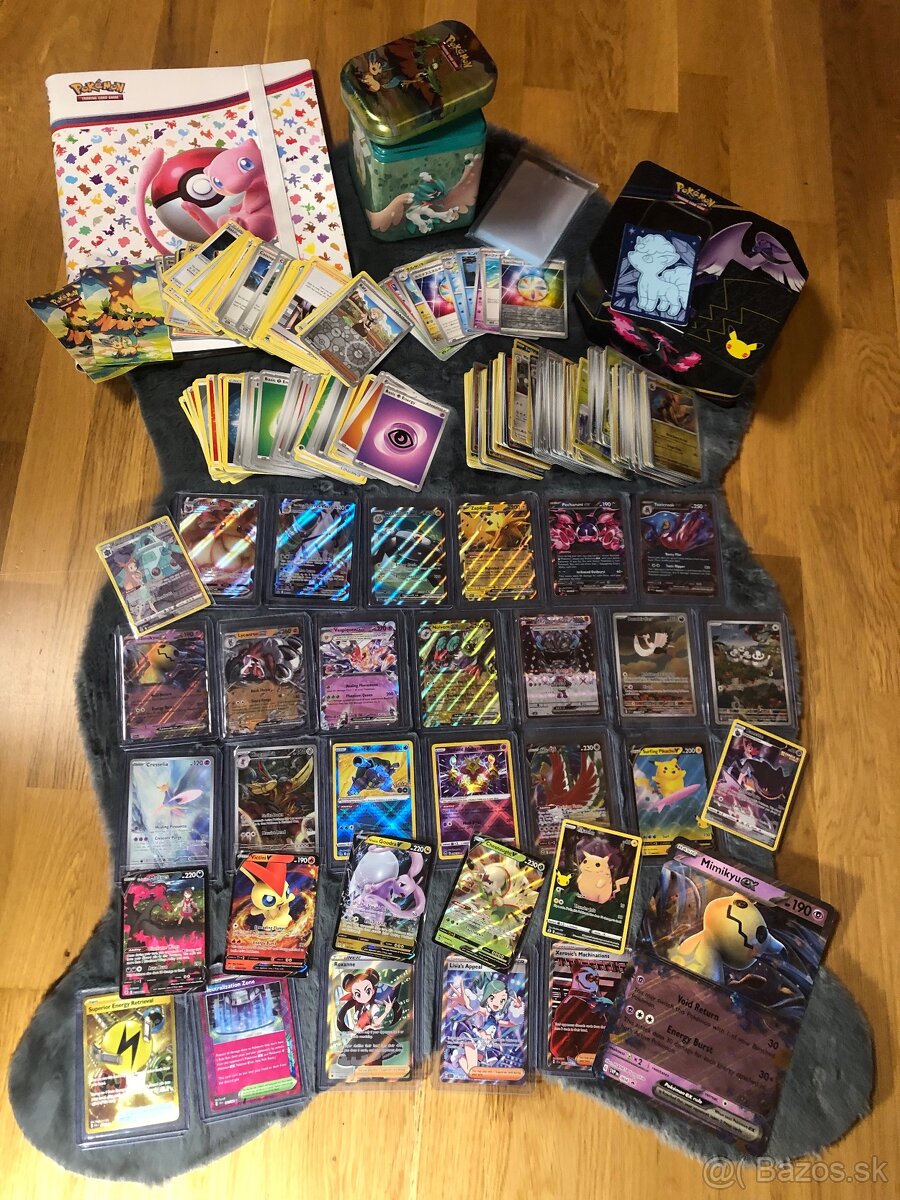 Pokémon karty + príslušenstvo