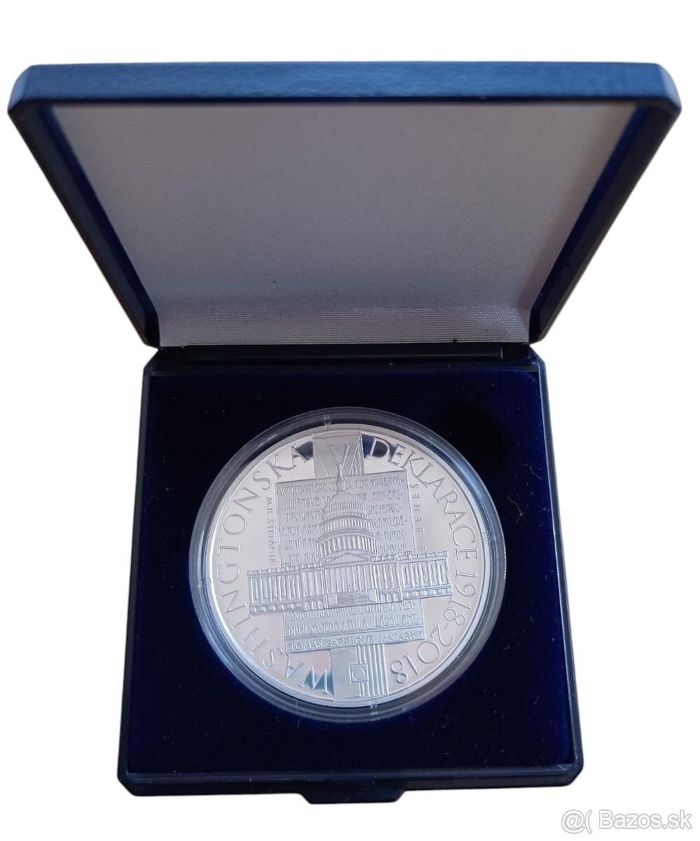 PROOF 500 KČ 2018 - 100 VÝROČÍ WASHINGTONSKÉ DEKLARACE