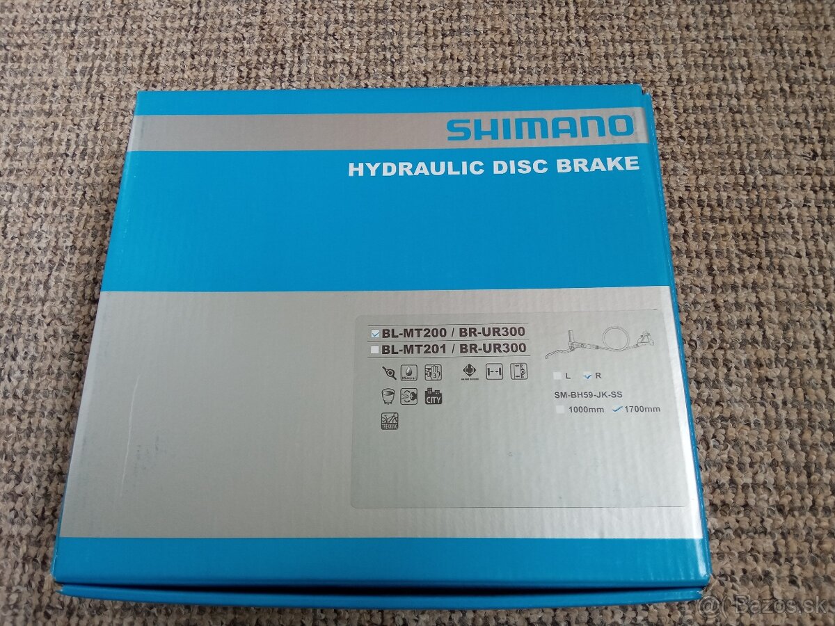 Brzdy SHIMANO ALTUS BL-MT200 + BR-UR300 predná L + zadná R
