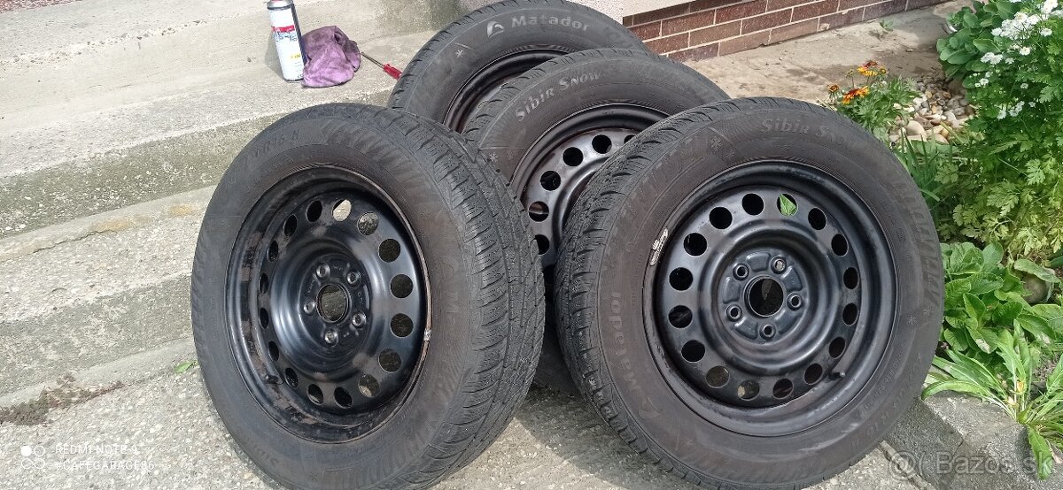 Kolesá 205 60 R16 zimné + letné Suzuki SX4