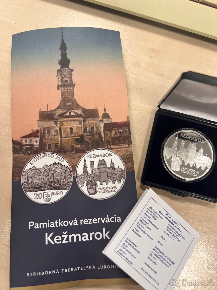 Strieborna minca Kezmarok