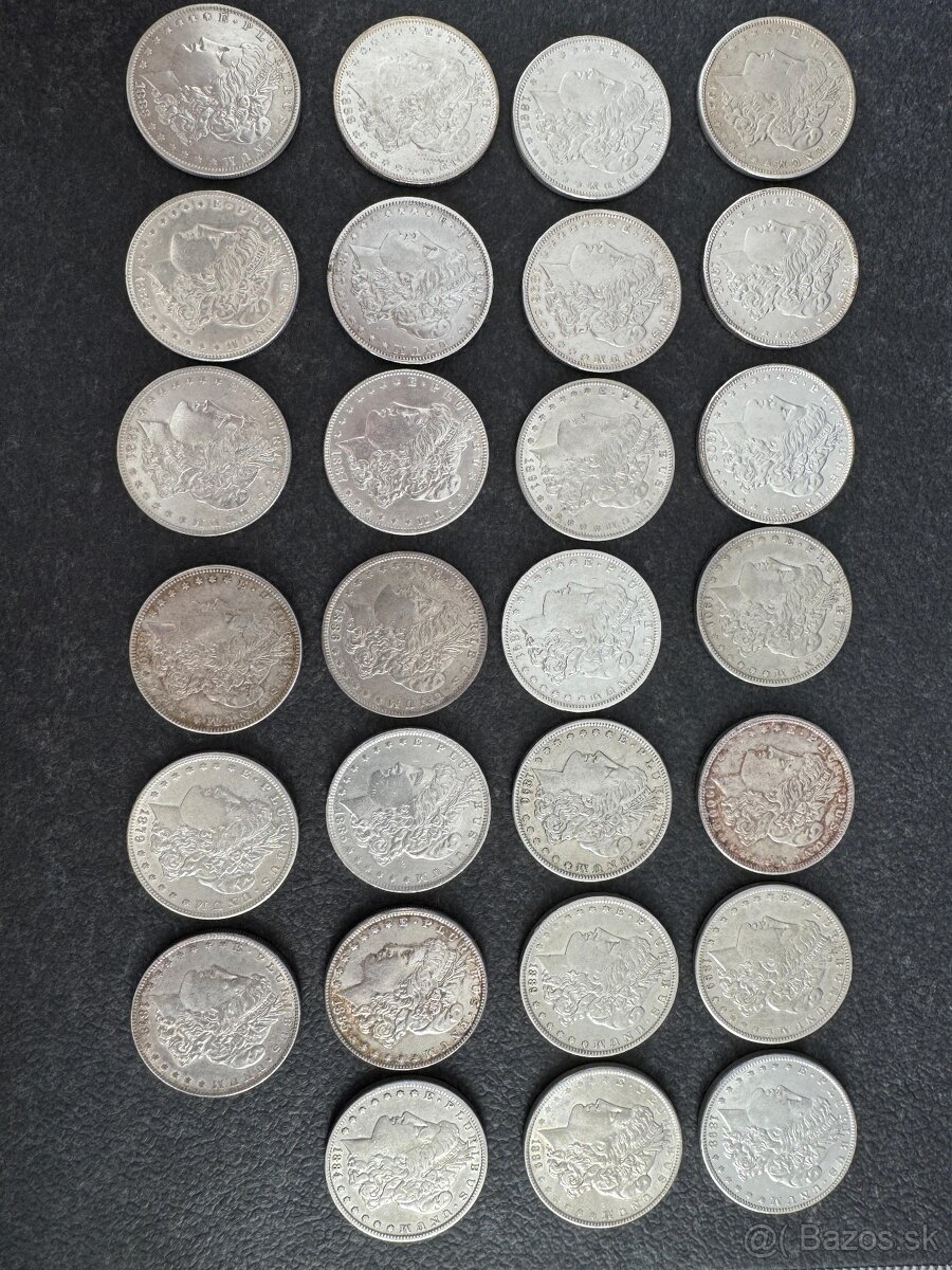ZBIERKA MORGAN DOLLAR - 27ks