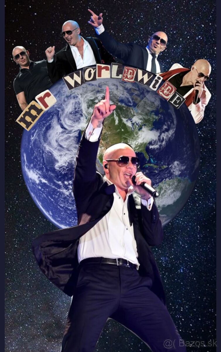 Pitbull v Budapešti - 2x vstupenky