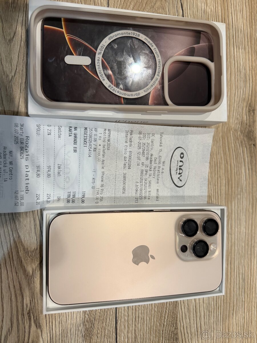 Apple iPhone 16 Pro 256GB Desert titanium