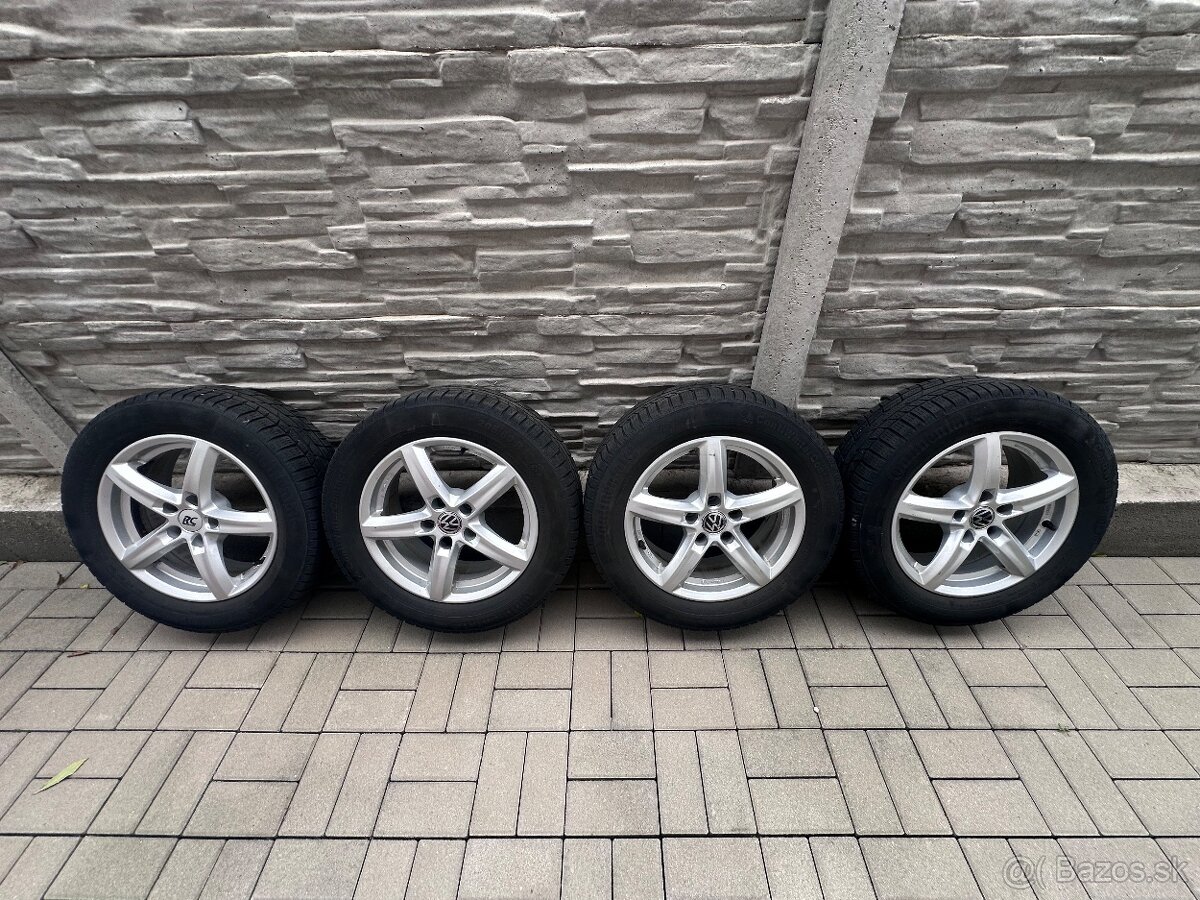 Alu disky R 16 + 205/60 R16 - zimné Continental TS830 P