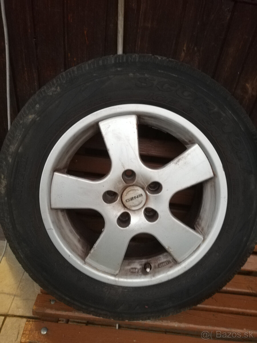 Zimné pneumatiky na ALU diskoch ENZO, 215/65 R16