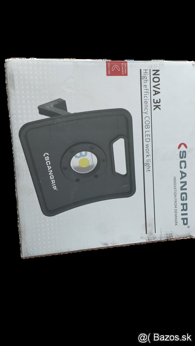 Scangrip NOVA 3K LED COB dielenská lampa 3000lm