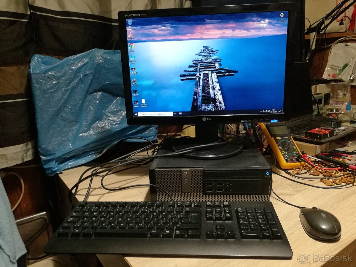 DELL počítač komplet. Windows 10 PRO. RAM 12 GB.