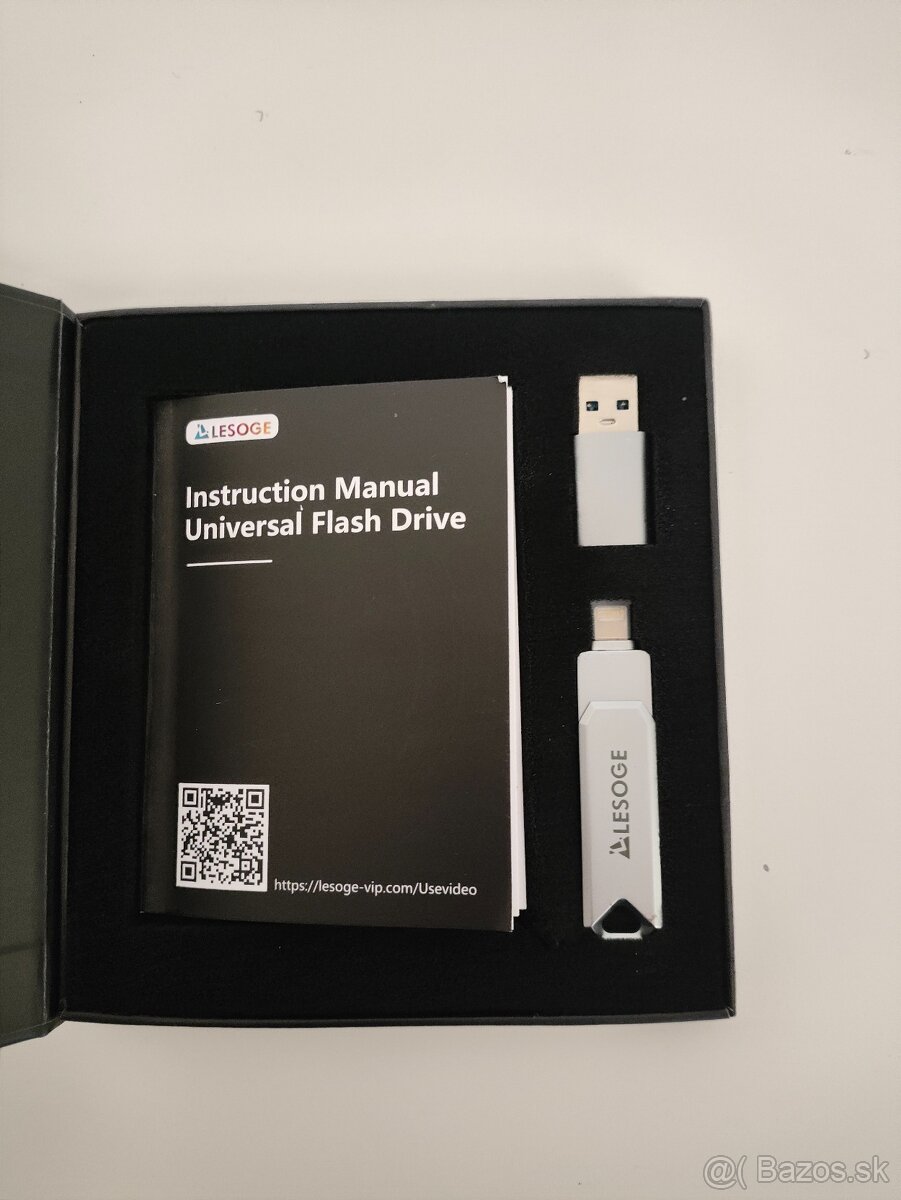#121 USB flash disk 256GB LESOGE pre iPhone Android PC