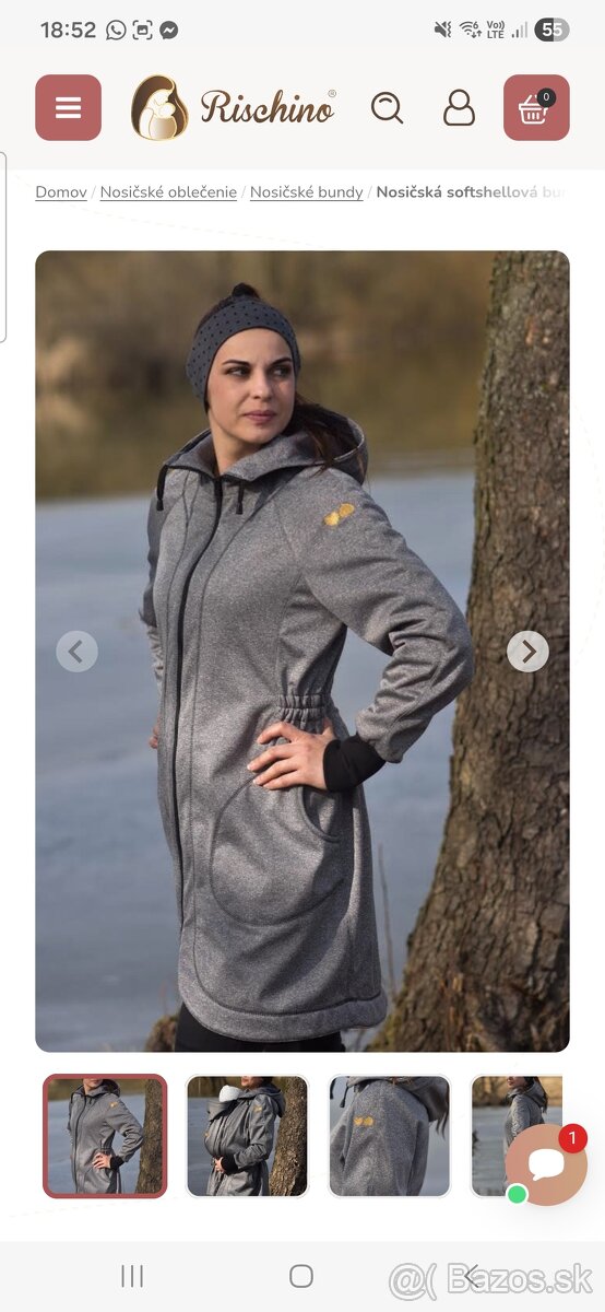 nosicska bunda, velkost M