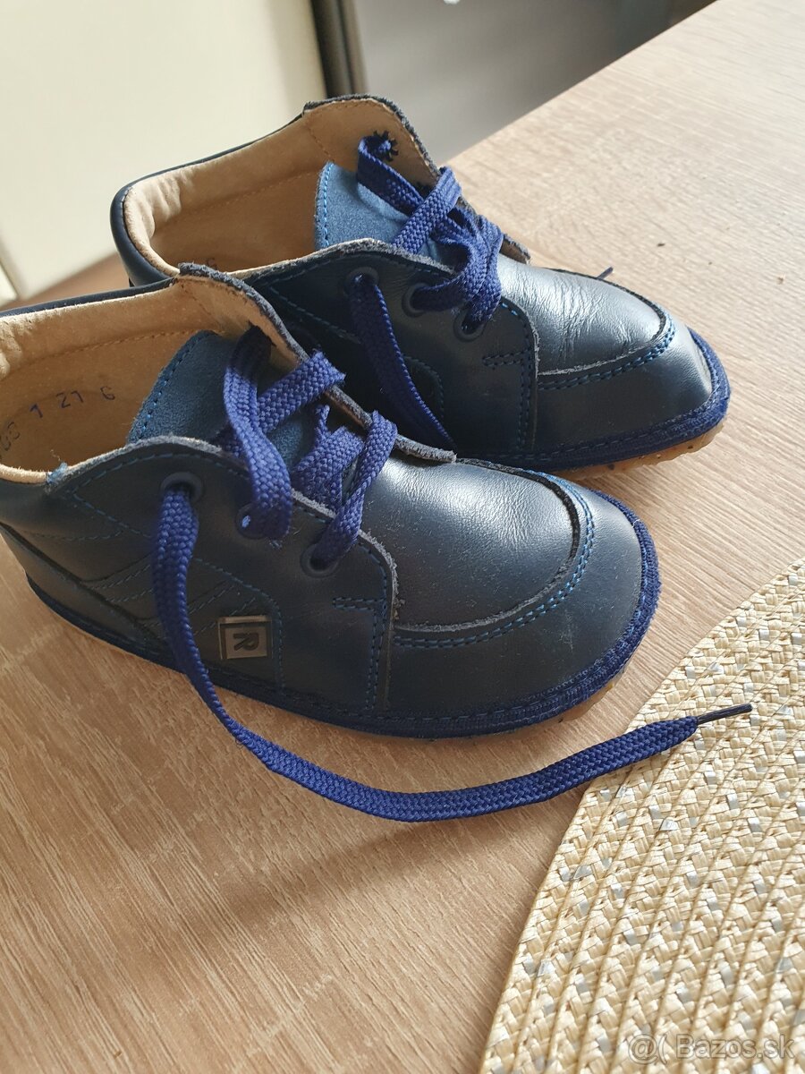 Kožené topánočky topanky rak velkost 21