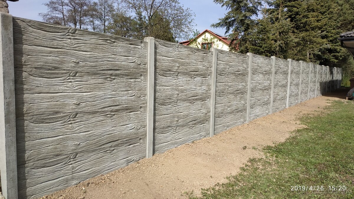 Výroba a predaj betónových plotov