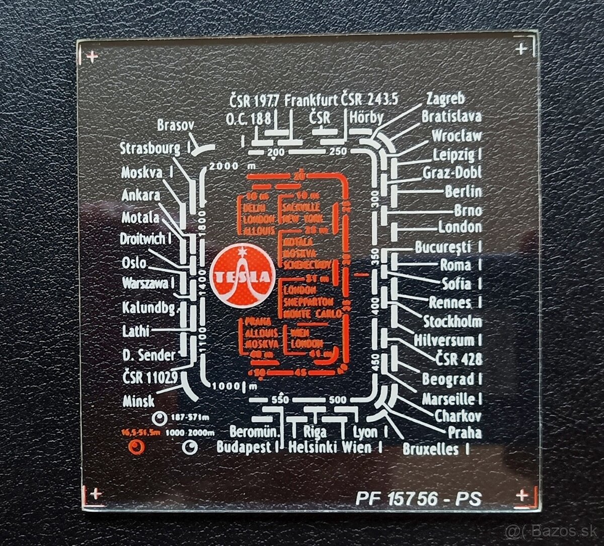 Stupnice pro rádia Talisman, nová, plus spárované žárovičky