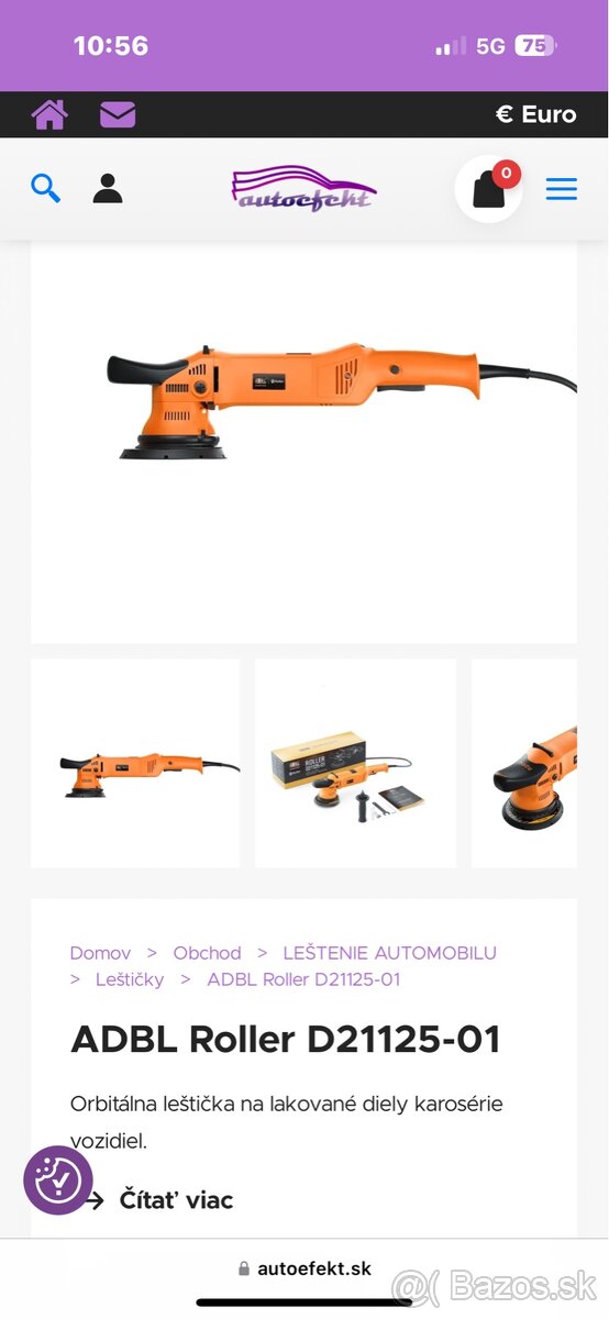 Adbl roller d21125 leštička