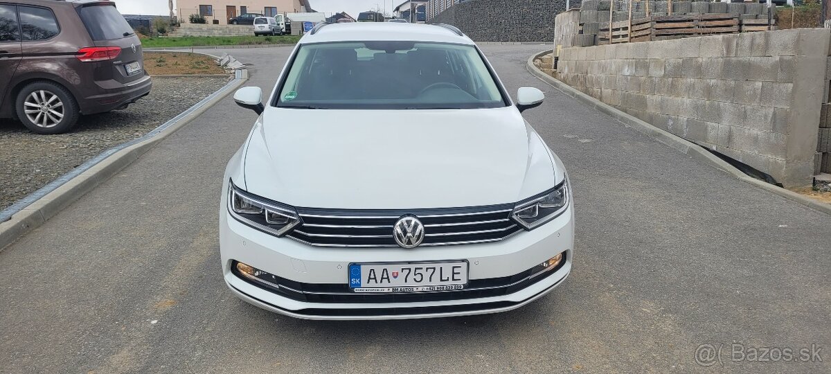 Vw Passat Variant b8 2,0 TDI 11/2017 150PS, biela farba