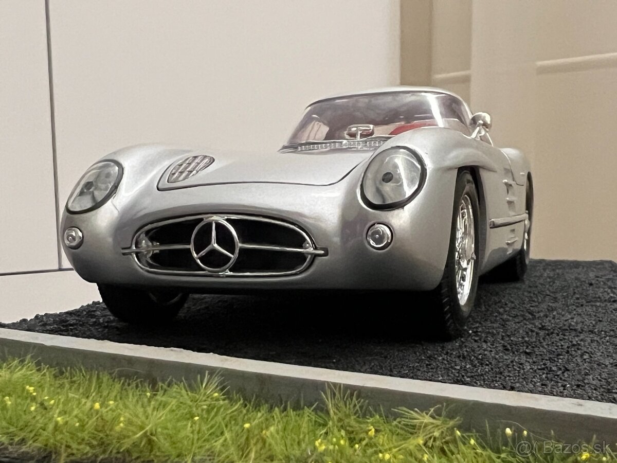 1:18 1955 Mercedes-Benz 300 SLR - Silver - MAISTO