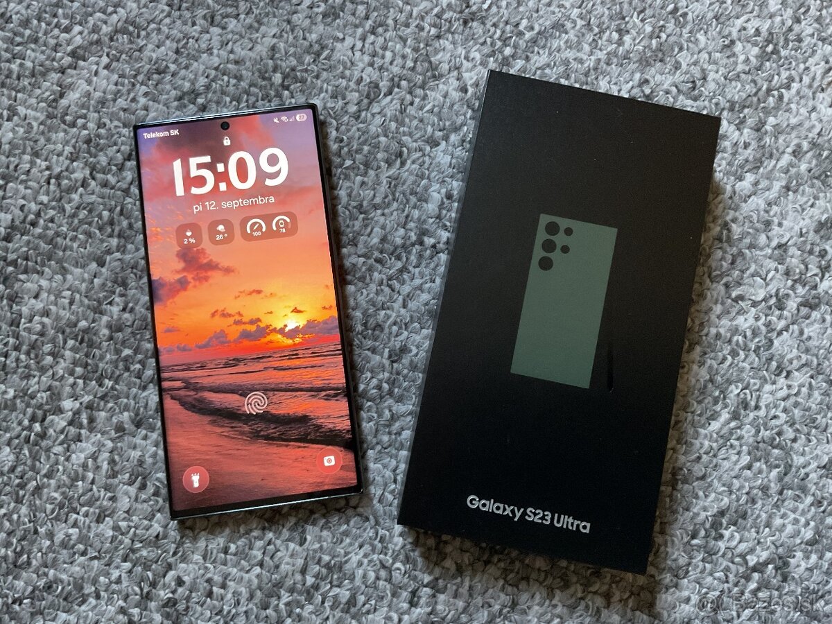 Samsung Galaxy S23 Ultra 512GB+25w adapter+3 púzdrá