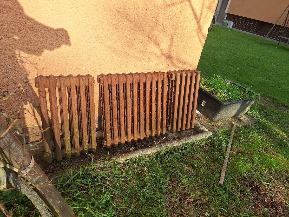 Predám nepoužité liatinové radiátory