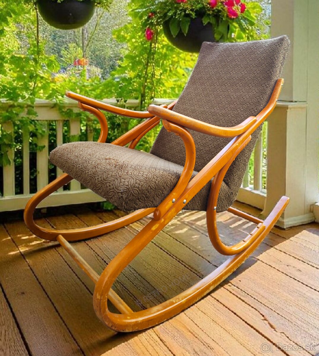 Retro hojdacie kreslo TON