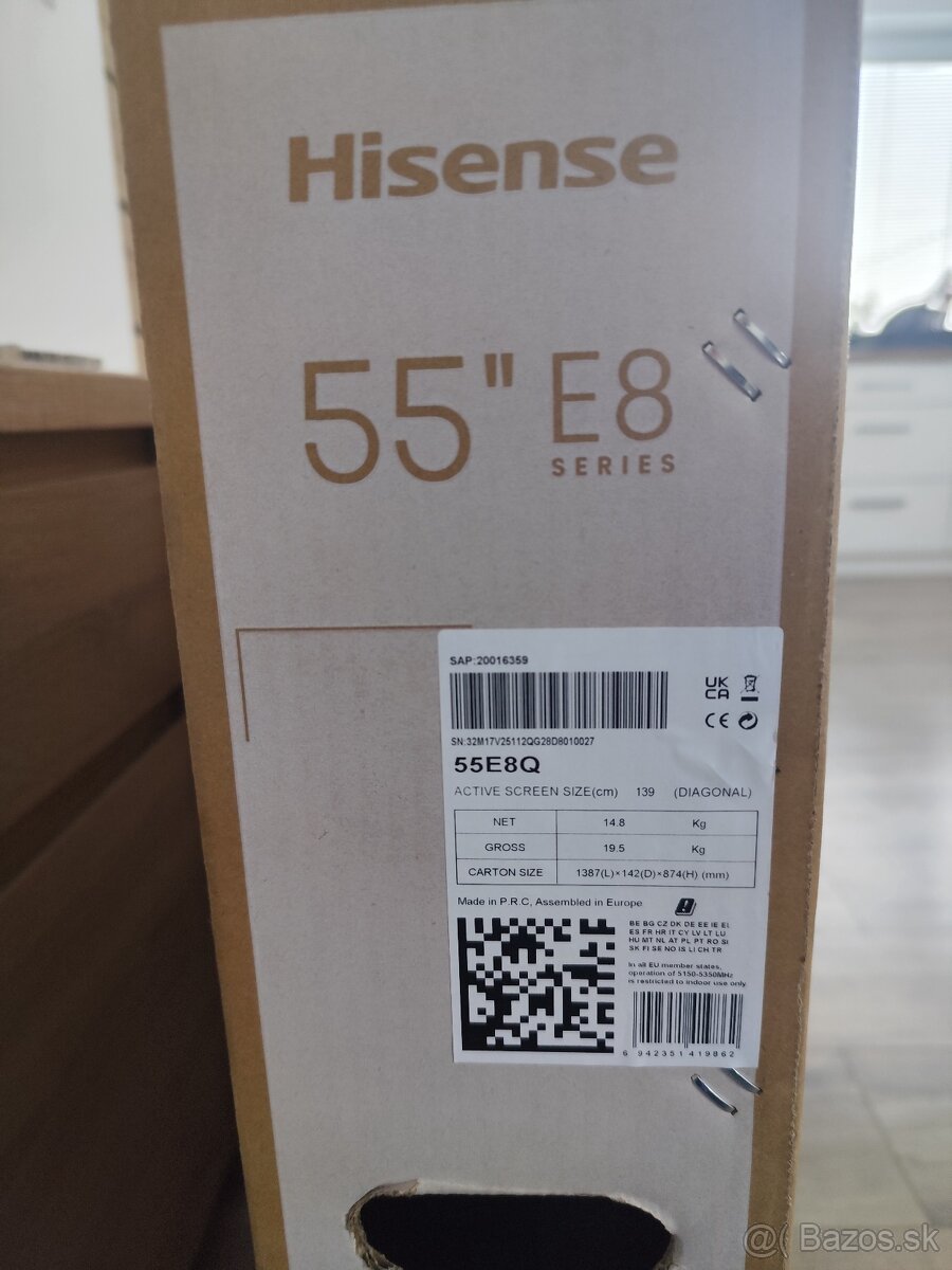Hisense 55E8Q miniled Uled